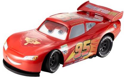 MATTEL Disney Pixar Cars Big Personality Lightning Mcqueen Vehicle