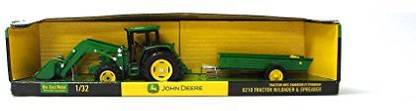ERTL John Deere 6210 Tractor With Loader And Manure Spreader, 1:32 Scale