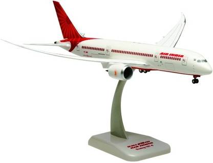 Hogan Wings Aircraft scale model, Boeing 787-8 Air India N.L. INFLIGHT WINGS, Scale 1:200 (with Stand & gear)
