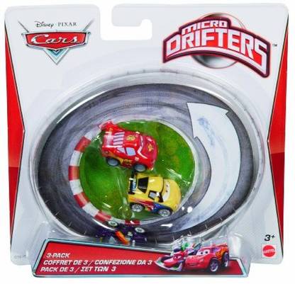 MATTEL Cars Micro Drifters Max Schnelllightning Mcqueen And Jeff