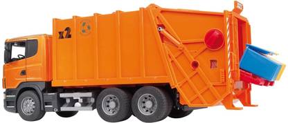 Bruder Scania Garbage Truck Orange