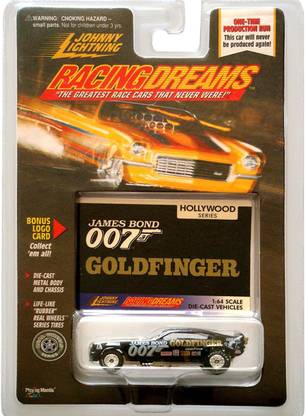 Johnny Lightning James Bond 007 finger Racing Dreams 1/64 Scale Holywood Series One-Time Production Run New Unopened