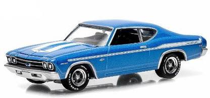 Chevrolet Chevrolet Yenko Copo Chevelle, Metalic-Blue , 1969, Model Car, Ready-Made, light 1:64