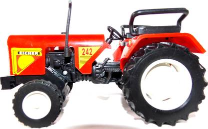 E-Toys Eicher Tractor With Pull Back Action