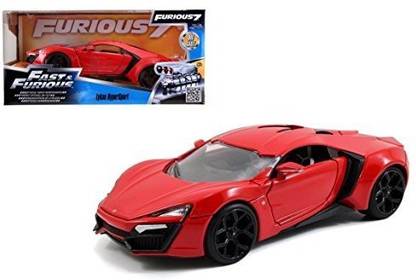Jada New 1:24 Fast And Furious 7 Lykan Hypersport Diecast Model Car By Toys