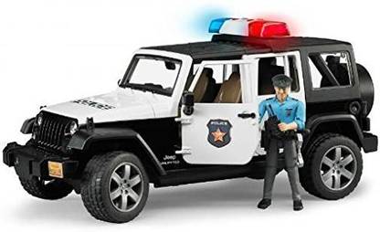 Bruder Toys Jeep Rubicon Police Car With Policeman