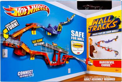 HOT WHEELS Wall Tracks Daredevil Curve
