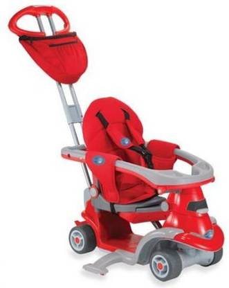 Smart Trike 6-in-1 All in One Riding Push Toy, Plastic