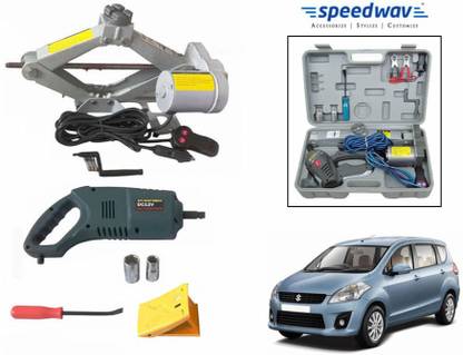 Speedwav 2 in 1 Electronic Automatic Car Jack Plus Wrench-Maruti Ertiga Vehicle Tool Kit