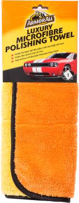 Armor All LUXURY MICROFIBRE POLISHING TOWEL : Pack of 1 Microfiber Vehicle Washing  Cloth
