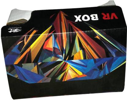 Rebel Fully Assembled Multicolor Printed cardboard VR BOX / VR Headset - 3D Virtual Reality Inspired from Google Version 2.0 Video Glasses