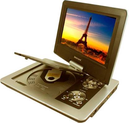 VICTOR Victor TFT Swivel Screen Portable With 3D Feature +GAME+MP3+USB+SD Card Support 9.8 inch DVD Player