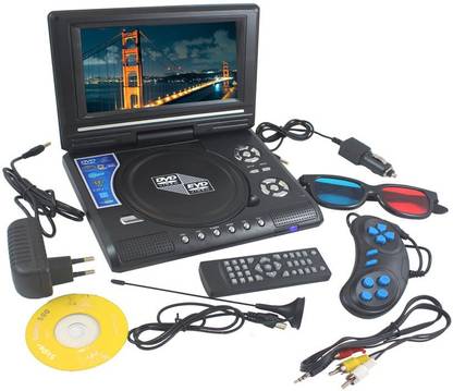 Portable 9.8 inch EVD/DVD Video Player With 3D 9.8 inch DVD Player