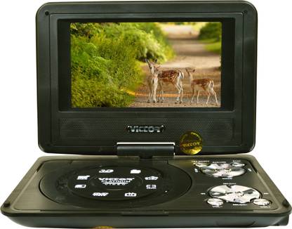 VICTOR Portable EVD/Video With 3D With TV Tuner Card Reader USB And Game Function 7.8 inch DVD Player