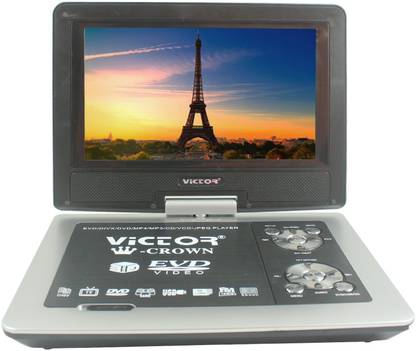 MAXBELL Victor TFT Swivel Screen Portable With 3D Feature +GAME+MP3+USB+SD Card Support 9.8 inch DVD Player
