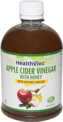 HealthViva Apple Cider Vinegar With Honey (With Mother Vinegar) Vinegar