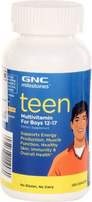 GNC Milestones Teen Multivitamin For Boys 12-17