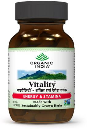 ORGANIC INDIA Vitality - 60 Capsules
