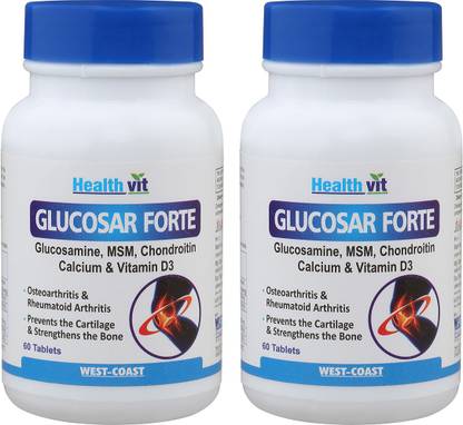 HealthVit Glucosar Forte Glucosamine, Chondrotin & MSM