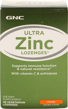 GNC Ultra Zinc Lozenges with Vitamin A, C and Echinacea