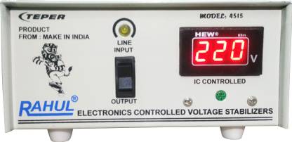 rahul 4515 c Digital 300 VA 140-280 Volt 1 LCD/LED TV +DVD/DTH/Music System Automatic Voltage Stabilizer Auto Matic Stabilizer
