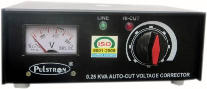 PULSTRON PTI-025 0.25 Kva Television, LED, LCD Voltage Stabilizer, 100% Copper Winded
