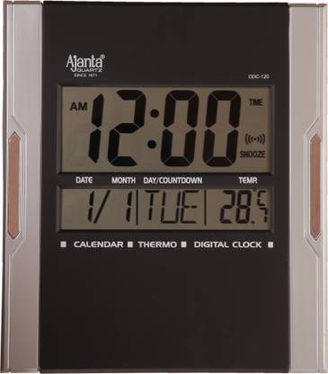 AJANTA Digital 25.5 cm X 22.5 cm Wall Clock
