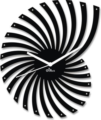 2 O'Clock Analog 1 cm X 31 cm Wall Clock