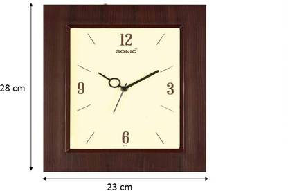 Sonic Jmd Analog 28 cm X 23 cm Wall Clock