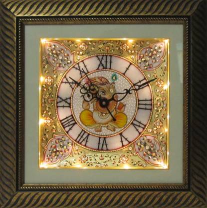 eCraftIndia Analog 36.83 cm X 36.83 cm Wall Clock