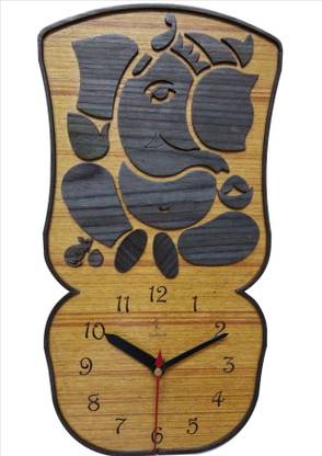 Kuhtech Analog 30 cm X 15.5 cm Wall Clock