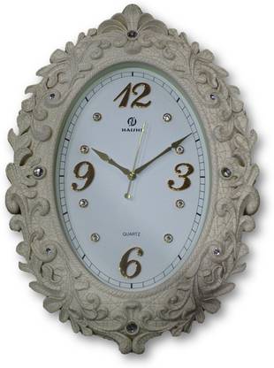 Haishi Analog 61 cm X 40 cm Wall Clock