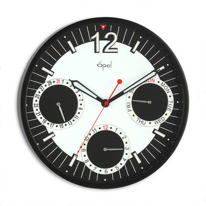 Opal Luxury Time Products Ltd Analog 30 cm X 30 cm Wall Clock