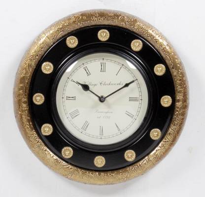 Home and Bazaar Analog 30 cm X 30 cm Wall Clock