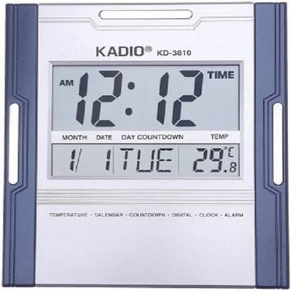 Kmart Digital 30 cm X 25 cm Wall Clock