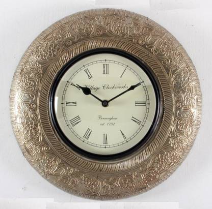 Home and Bazaar Analog 30 cm X 30 cm Wall Clock