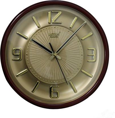 LOTUS Analog 31 cm X 31 cm Wall Clock