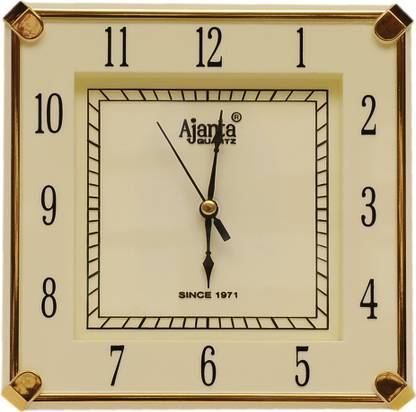 AJANTA Analog 19 cm X 19 cm Wall Clock