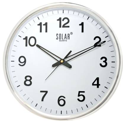 Solar Analog 31 cm X 31 cm Wall Clock