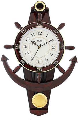 Fiesta Real Quartz Analog 57 cm X 37 cm Wall Clock