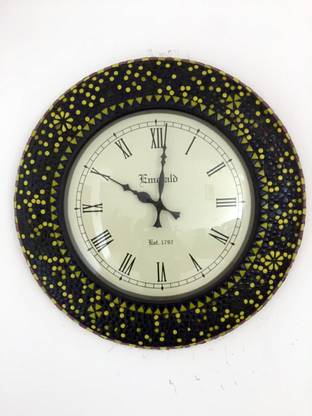Emerald Clocks Analog 45 cm X 45 cm Wall Clock