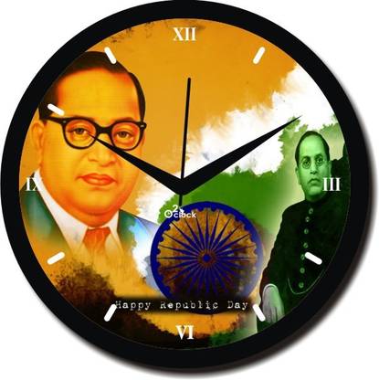 2 O'Clock Analog 12 cm X 12 cm Wall Clock