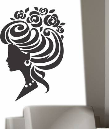 Happy Walls Princess With High Bun Hairstyle With Roses Vector Art