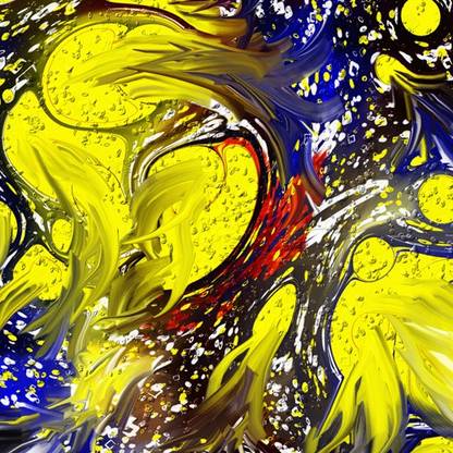 Ifotos Fabric Abstract Multicolor Wallpaper