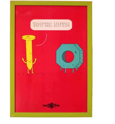 The Crazy Me Paper Art & Paintings Multicolor Wallpaper