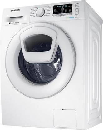 Samsung 8 kg Inverter Fully Automatic Front Load Washing Machine with In-built Heater White