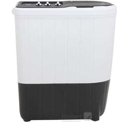Whirlpool 6.2 kg Turbo Scrub Technology Semi Automatic Top Load Washing Machine Grey