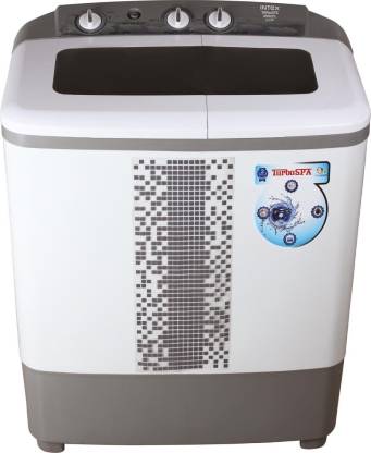 Intex 6.2 kg Semi Automatic Top Load Washing Machine Grey