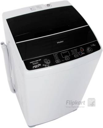 Haier 7 kg Fully Automatic Top Load Washing Machine White