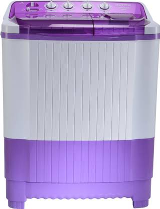 Intex 8 kg Semi Automatic Top Load Washing Machine Purple, White
